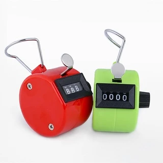 มือถือ Tally Counter 4 หลักจํานวน Mechanical คู่มือนับ Finger Clicker