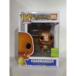 Funko Pop Charmander (Metallic) Pokemon SDCC 2022 Exclusive 455