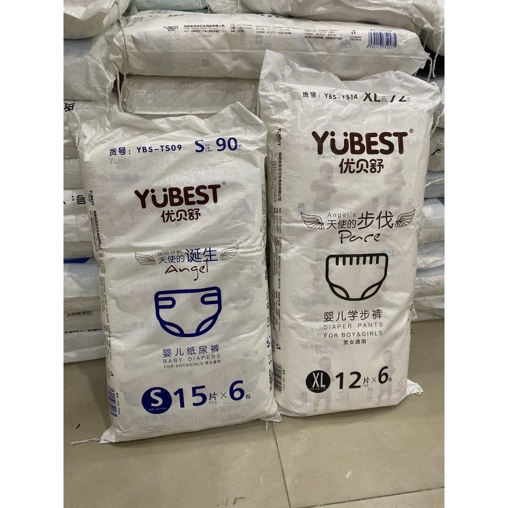 YUBEST ANGEL ผ้าอ้อม/กางเกง Size S90/ M84/ L78/ XL72/ XXL66/ XXXL66