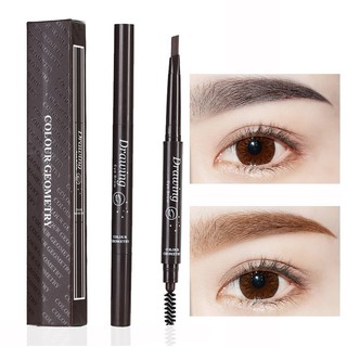 Sale!!!ดินสอเขียนคิ้วรุ่นใหม่  กันน้ำ Double eyebrow pencil