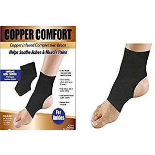 Copper Comfort ปลอกรัดพยุงข้อเท้า 1 ข้าง