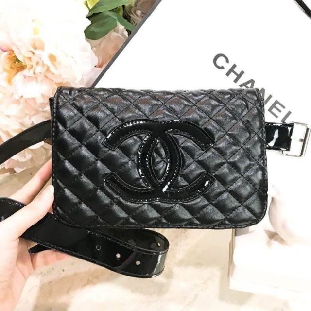 Chanel Waist Bag Gift With Purchase (GWP) กระเป๋าสะพายคาดเอวหรือคาดอกพรีเมี่ยมกิ้ฟของแท้ รุ่น Limited Edition