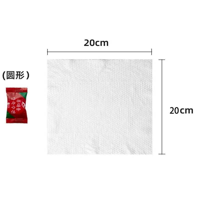 CMJ-02 【แพ็ค】ผ้าขนหนูอัดเม็ด Cotton ขนาดเล็ก ผ้าอัดเม็ด อเนกประสงค์ แบบใช้แล้วทิ้ง ขนาด 18x20 ซม. - รูปที่ 5