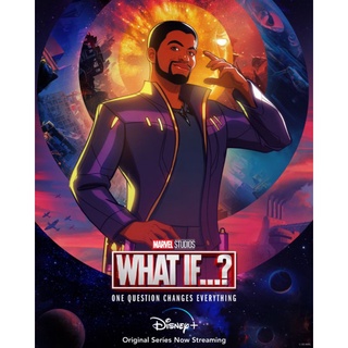 Poster What If...? ( black panther )15.75x12.5นิ้ว
