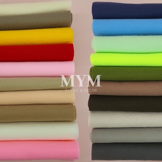 ผ้าสักหลาดเนื้อนิ่ม(สี41-60)   ทำงานฝีมือ (1แผ่นใหญ่และวัดเมตร)