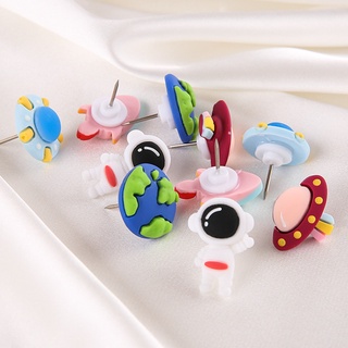 5 Pcs Cute Cartoon Space Series Pushpins Bulletin Board/Poster Board/Photo Wall Deco DIY Pushpins