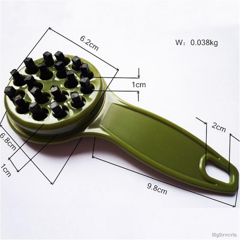 Fish Skin Brush Scraping Fishing Scale Brush Graters Fast Remove Fish ...
