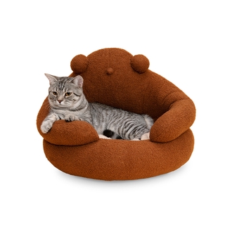 pidan hug bear litter cat litter pet mat winter warm super small kennel สำหรับแมวและสุนัข D9Er