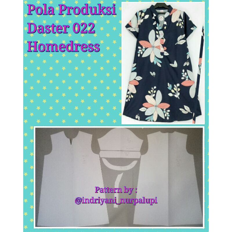 HOMEDRESS DASTER PATTERN 022 - เสื้อผ้า PATTERN - INSTANT PATTERN - ผลิตภัณฑ์เสื้อผ้า PATTERN
