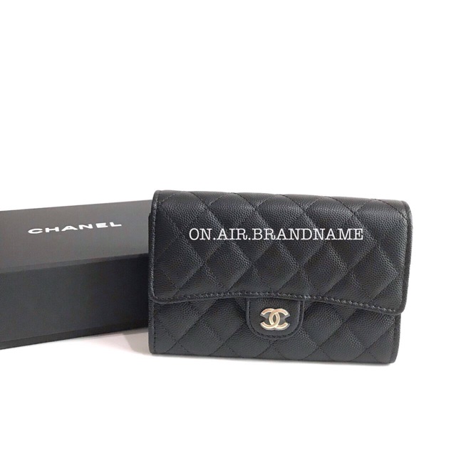 New chanel classic flap medium wallet หายากมาก | Shopee Thailand