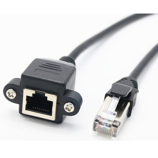 Rj45 สายเคเบิลเครือข่ายอีเธอร์เน็ต LAN ตัวผู้ เป็นตัวเมีย สามารถต่อขยายได้