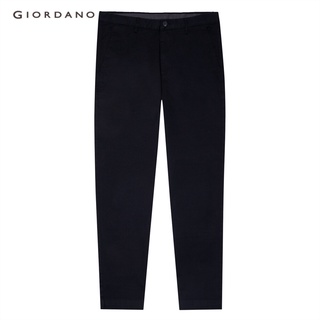 GIORDANO กางเกงขายาวผู้ชาย Mens Slim Taper Pants 01122005