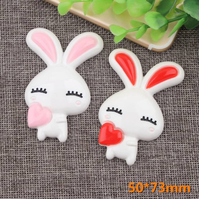 เรซิ่น Bunny Material Deco Case Bling Material