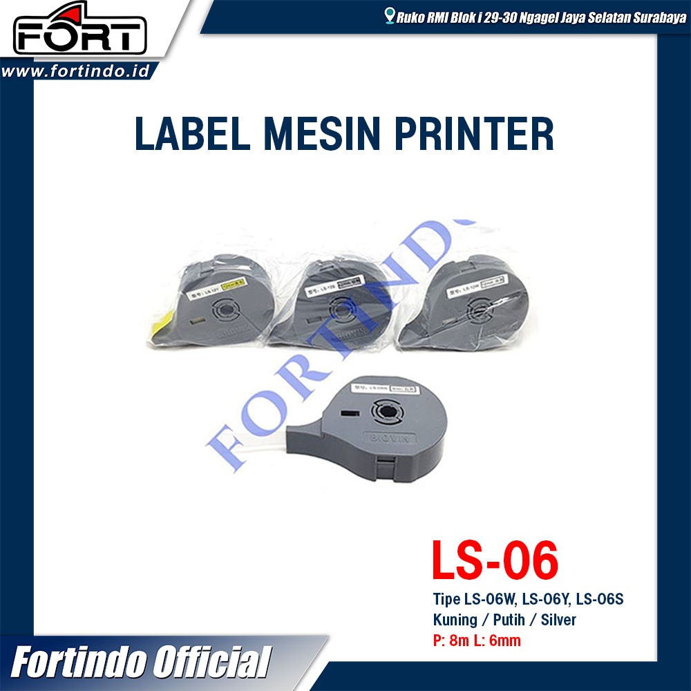 ป้าย MESIN Ls-06 สําหรับเครื่องทําเครื่องหมายท่อ Biovin