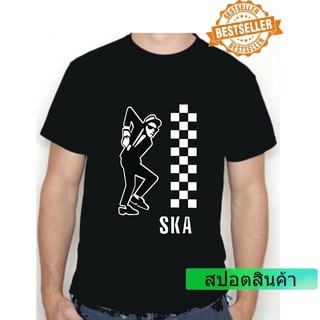 เสื้อยืดลําลอง แขนสั้น คอกลม พิมพ์ลาย Skaman Ref1 Scooter Ska Vespa Lambretta Bike ดีไซน์ใหม่