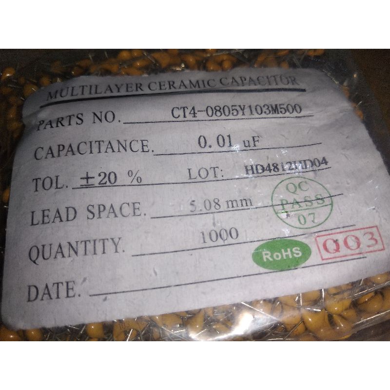 MLCC 103 MULTILAYER CERAMIC CAPACITOR