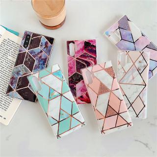 เคส Samsung A20 A30 A50 A70 A90 A51 A71 A10s Plating Mable Soft TPU Case Splicing เคสกันกระแทก