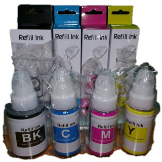 Best Ink Epson น้ำหมึกเติมรุ่น L100/L110/L200/L210/L350/L355/L550/L555 4 สี (สีดำ,ฟ้า,แดง,เหลือง)