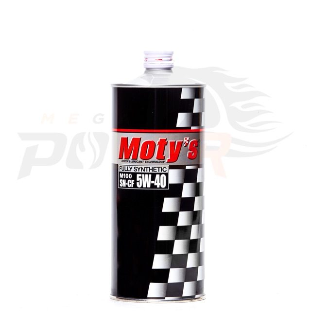 **ฟรีกรองตรงรุ่น** น้ำมันเครื่อง Moty’s M100 5W-40
