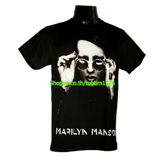 เสื้อยืดสุดเท่เสื้อวง Marilyn Manson เสื้อวงดังๆ วินเทจ เสื้อวินเทจ มาริลีน แมนสัน MMS1675Sto5XL