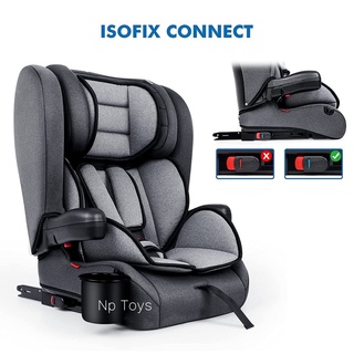 คาร์ซีท คาร์ซีทเด็ก ระบบISOFIX พับได้ เบาะนิรภัยสำหรับเด็ก No.305