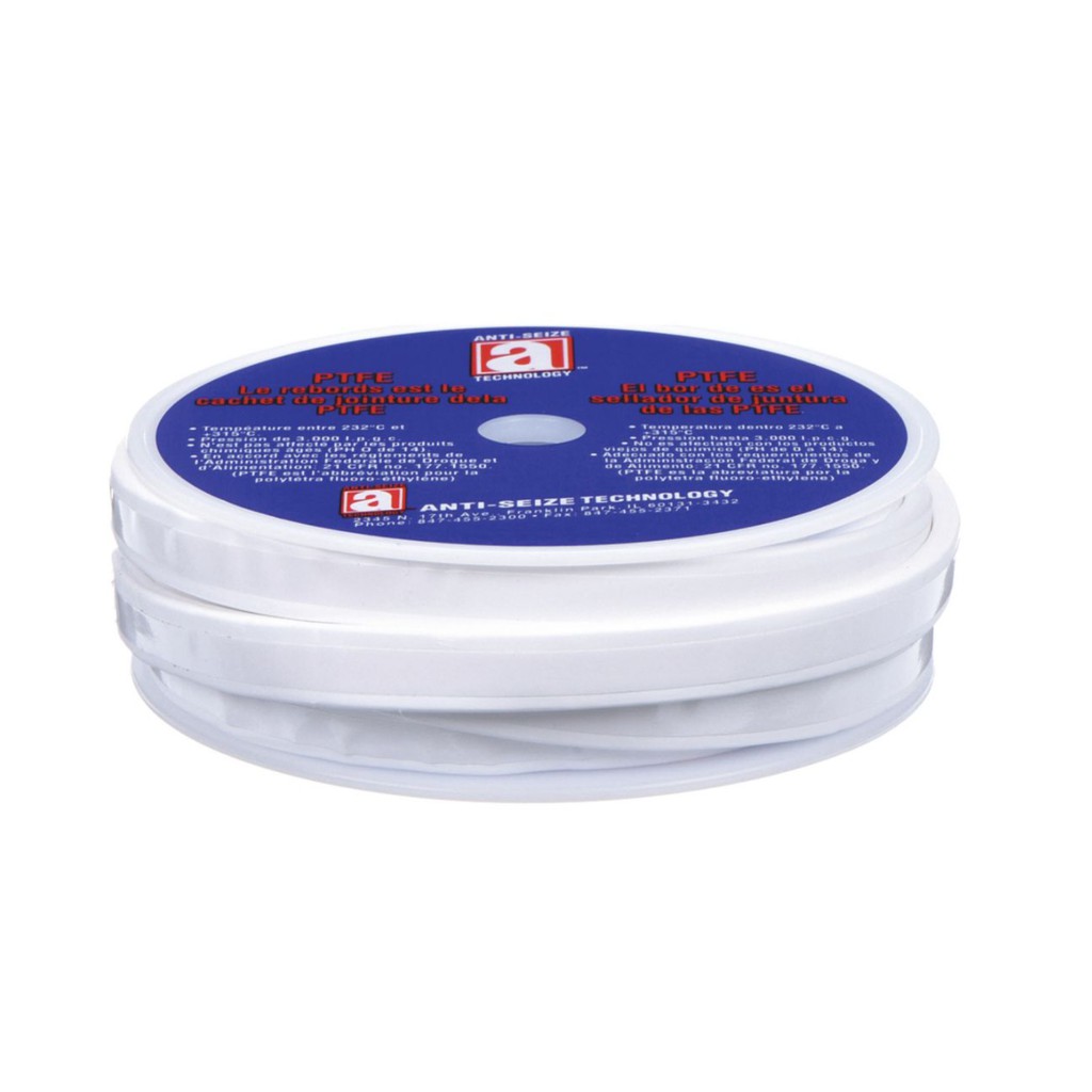 ANTI-SEIZE 28014 Joint Sealant Tape, PTFE, 0.45 to 0.55sg, compressed to 2.0 to 2.1sg, 1/2 in Width