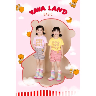 Thelandofvava vnxt1013 เสื้อยืดเด็กผู้หญิง ลิขสิทธิ์แท้จาก vava