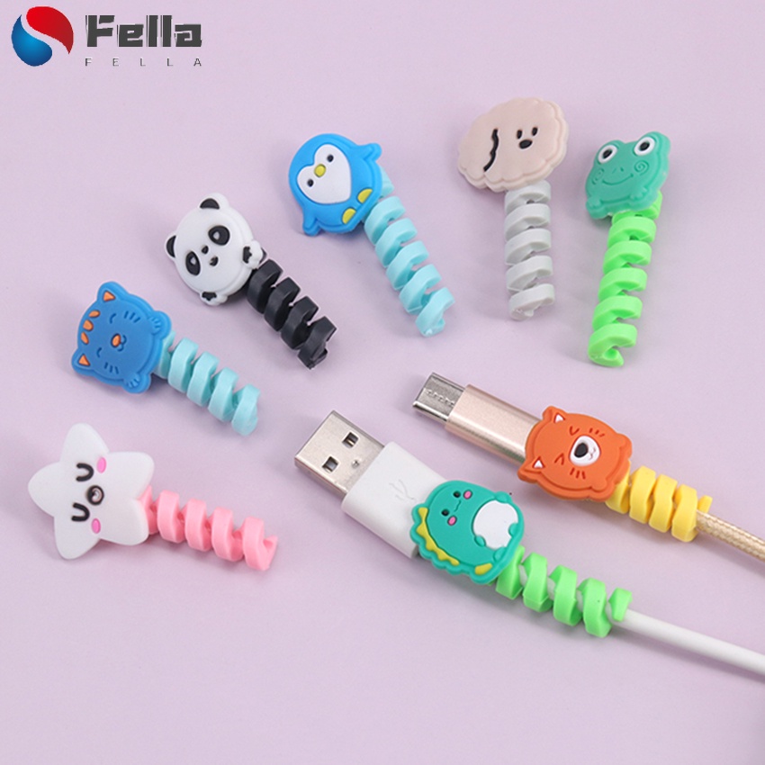 ตัวป้องกันสายชาร์จ / เมาส์ USB ตัวจัดระเบียบสายชาร์จ / สําหรับโทรศัพท์ ที่ยึดสายเคเบิล สายรัด คลิปม้วน