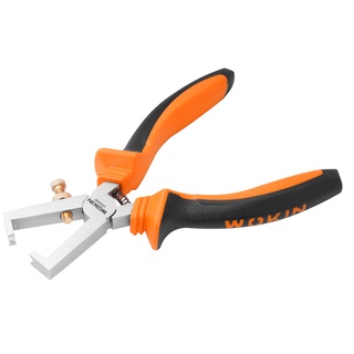 🔥โค้ดINC3LEL3ลด30฿คีมปอกสายไฟแบบปรับได้ WIRE STRIPPING PLIERS ยี่ห้อ WOKIN WK100406