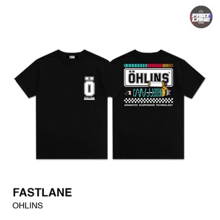 bS7U //เสื้อยืด Oversize สายซิ่ง OHLINS  Fastlane เสื้อผู้ชาย/ผู้หญิง!