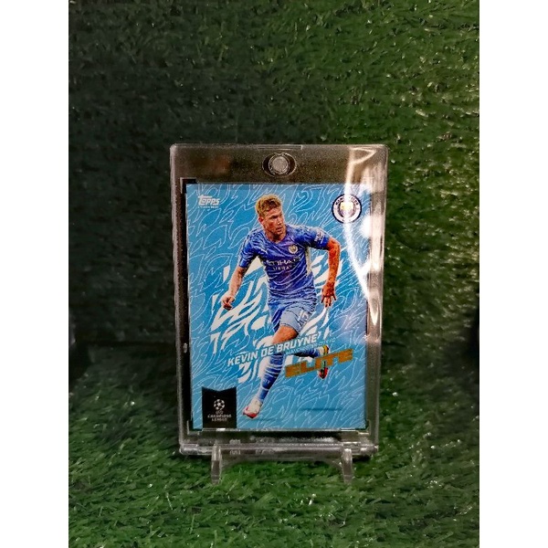 การ์ด​นักฟุตบอล​Kevin De Bruyne Elite Topps UEFA Champions League Gold