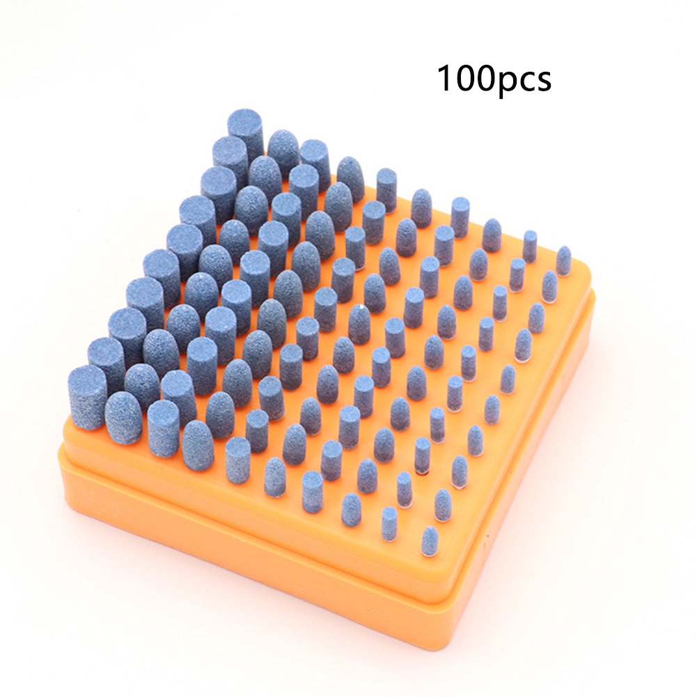 WUCID 100 Pcs Abrasive Stone Points Electric Grinding Accessories - View #10