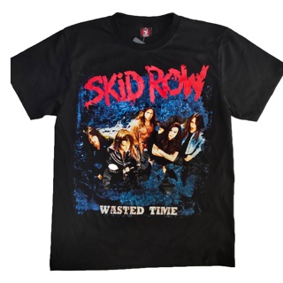 【cotton Tshirts👕】เสื้อวงร็อค Skid Row Tshirt Rock เสื้อยืดวงร็อค Skid Row