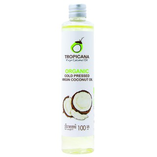 Tropicana น้ำมันมะพร้าวสกัดเย็นทรอปิคานา (100ml) Organic Cold Pressed Virgin Coconut Oil  ของแท้ 💯