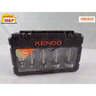 KENDO 11606135 โฮลซอเจาะบานพับถ้วย 5 ตัวชุด 15-20-25-30-35×90mm