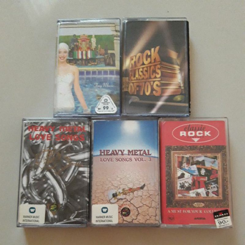 เทป เพลงสากล ลิขสิทธิ์แท้ Stone Temple Pilots / Heavy Metal Love Songs / Rock Classics of 70's / Cla