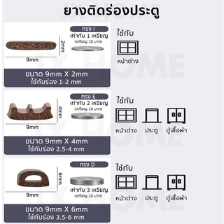 [จัดส่งในกทม] 6 เมตรประตูหน้าต่าง 3M ประตูหน้าต่างซีล แถบปิดผนึก เทปโฟมกันกระแทก สำหรับติดประตู หน้าต่าง สายซีลเก็บเสียง