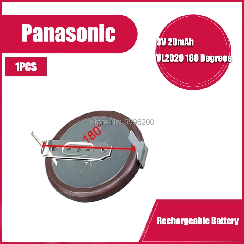 ปุ่มแบตเตอรี่100 Original Panasonic VL2020 3V 20mAh coin type ...