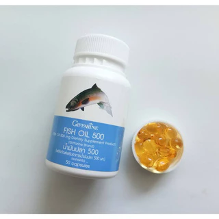น้ำมันปลา แท้100% บำรุงสมอง เด็กฉลาด ความจำดี#อัลไซเมอร์ ข้อเข่ากระดุกเสื่อม 500 มก. 50 แคปซูล