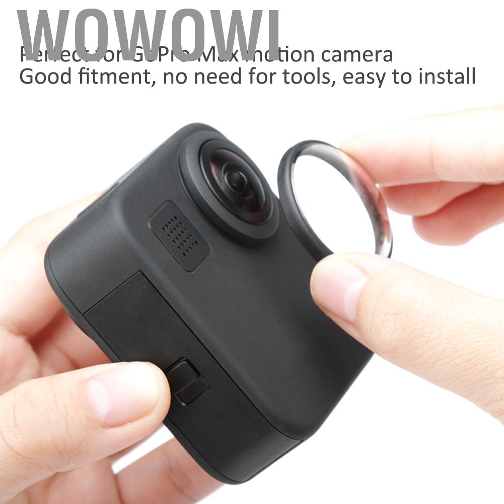 Wowowi แผ่นป้องกันเลนส์กล้อง 2 ชิ้นใน Gopro Max รูปที่ 2