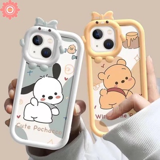 เคสโทรศัพท์มือถือ TPU นิ่ม ลายการ์ตูนหมีพูห์น่ารัก 3D สําหรับ Redmi 9T 10C 10A 9A 9C NF A1 A1+ 9 10 Redmi Note 8 9 10 11 11S 10s 10 11 Pro Max PO CO X3 M3 MI 11Lite