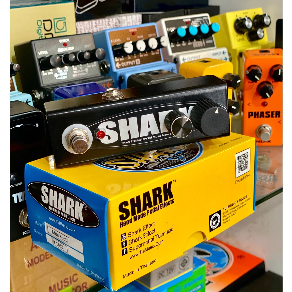 โค้ดลด1000.- เอฟเฟคกีต้าร์ไฟฟ้า Shark Mini Boost รูปที่ 2