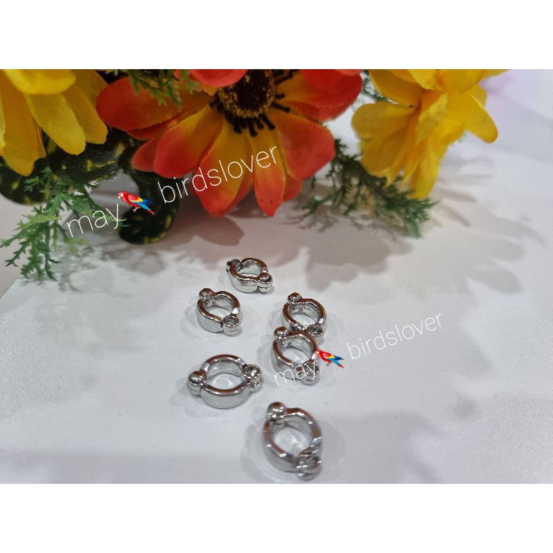 ห่วงขานกแบบเปิดปิด เหมาะสำหรับนกค๊อกคาเทลกรีนชีค - รูปที่ 2