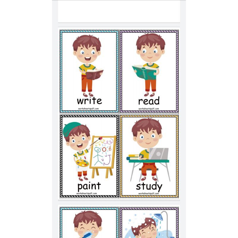 Flashcard verbs เฉพาะในภาษาอังกฤษ