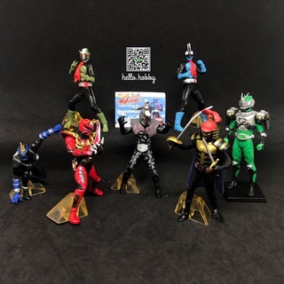 กาชาปอง มดแดง มาสค์ไรเดอร์ HG Kamen Rider 33 ~RETURN TO THE FIRST Hen~ by Bandai (Set of 7) gashapon