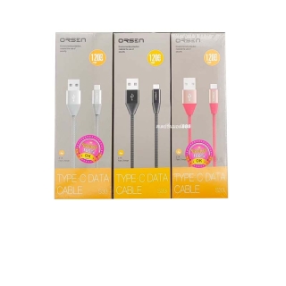 โปรโมชั่น : โค้ด INC6FA6 ลดเพิ่ม30.- สายชาร์จ Orsen S33 Type-C สายหุ้มด้วยวัสดุป้องกันไฟไหม้ คละสี