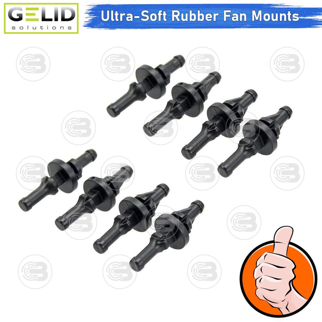 [CoolBlasterThai] GELID RUBBER FAN MOUNTS (Silicone Shock Absorption)(RB-GR02-B) - รูปที่ 2