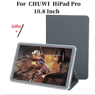 เคสแท็บเล็ต หนังนิ่ม Tpu กันกระแทก แบบพับได้ บางพิเศษ สําหรับ Chuwi Hipad Pro 10.8 นิ้ว