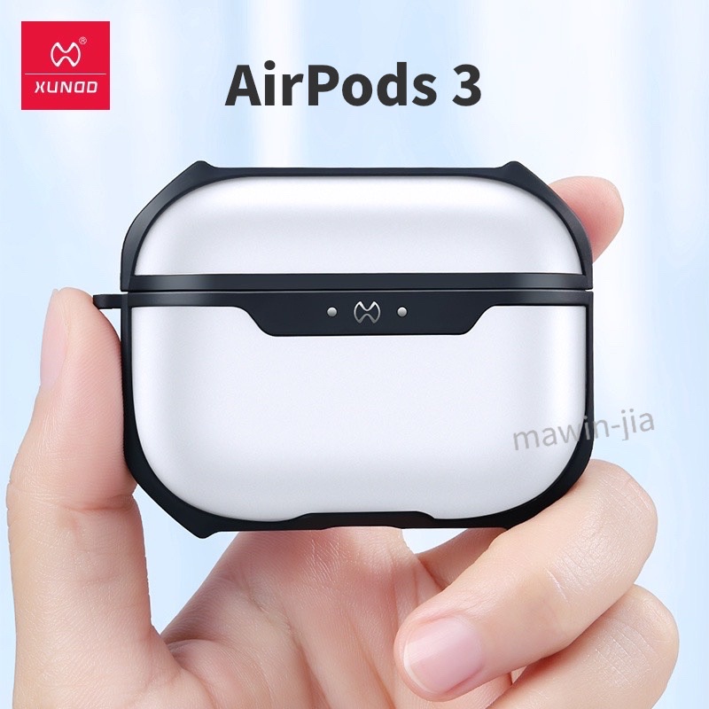 เคส AirPods 3 Xundd เคสหูฟังสำหรับ Apple AirPods 3 2021ถุงลมนิรภัยกันกระแทกง่ายโปร่งใสเคสป้องกันสำหร