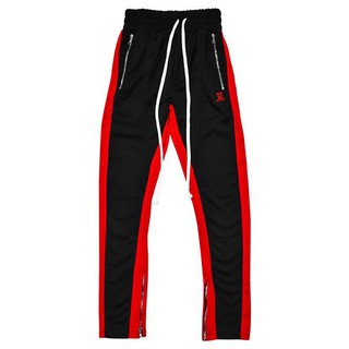 TZ TRACK PANTS (BLACK/RED)